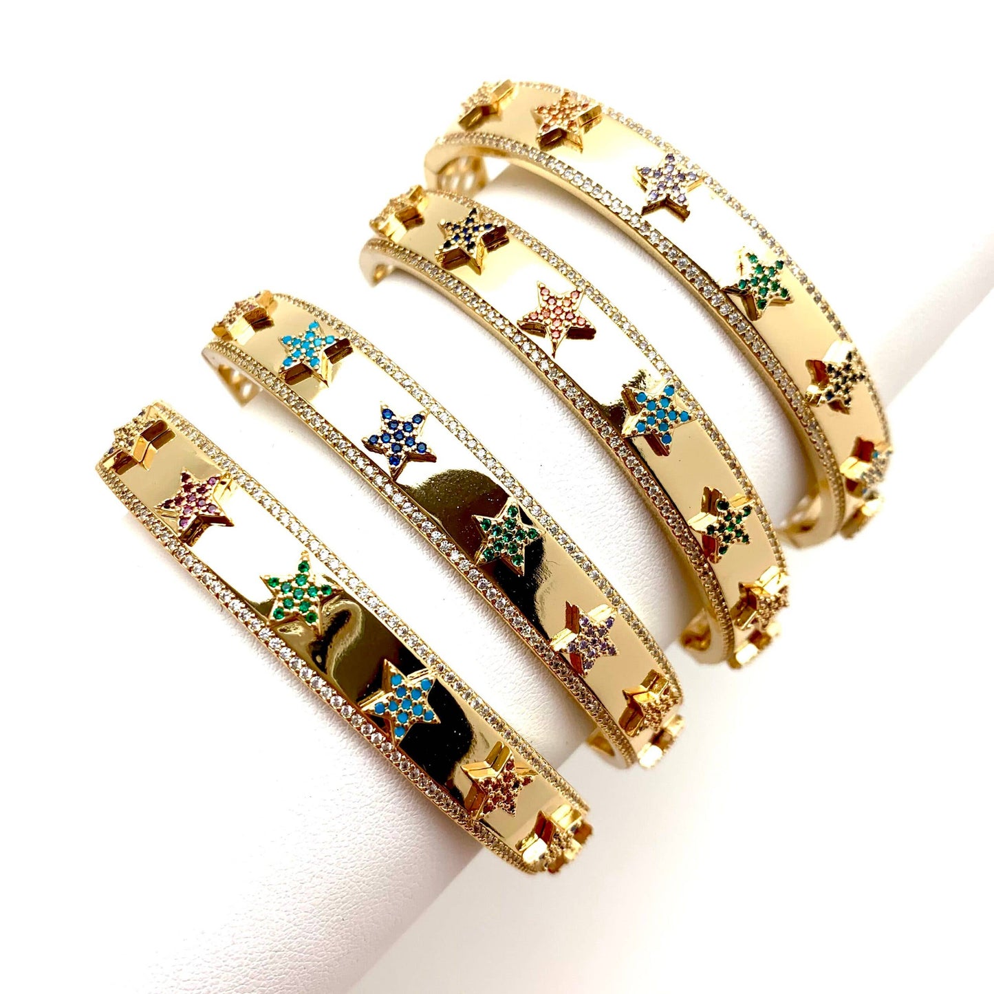 Star Bangle Bracelet