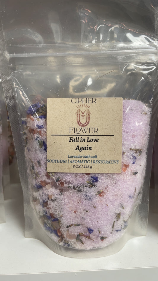 Fall in Love Again Bath Soak – Self-Love, Heart Healing & Romantic Energy Ritual