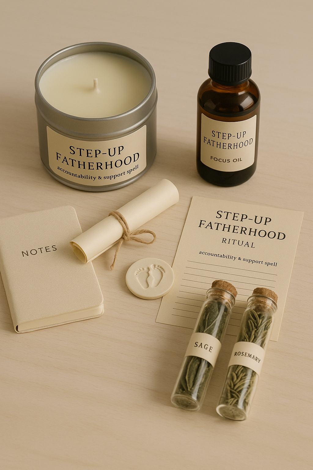 Step-Up Fatherhood Ritual – Accountability & Support Spell