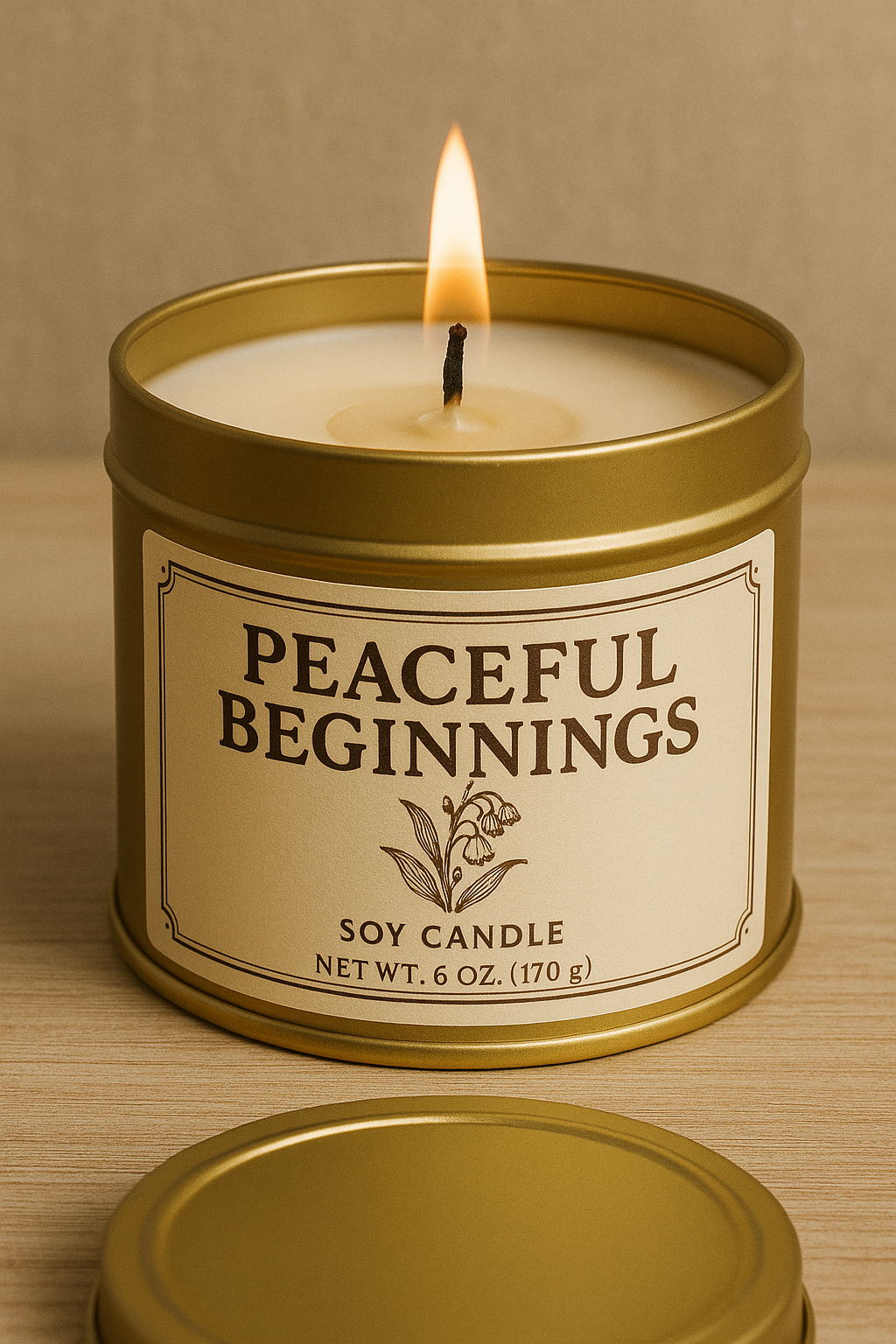 Peaceful Beginnings Candle