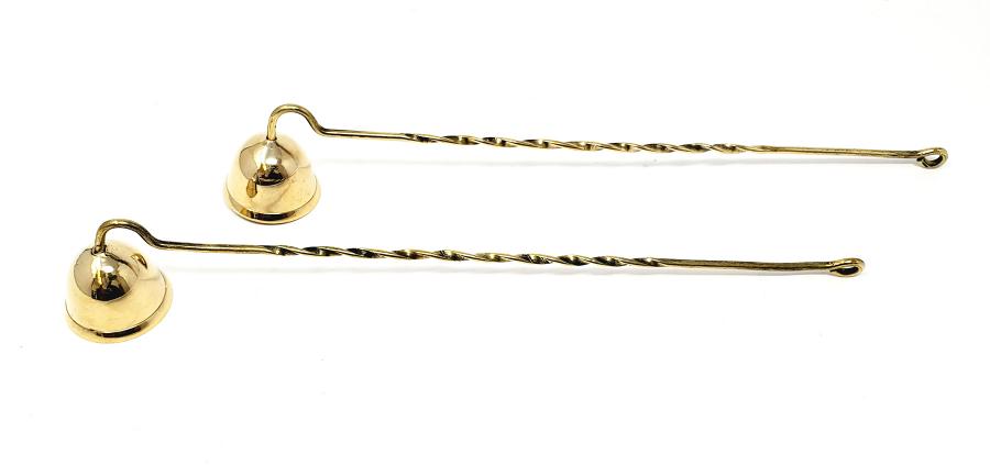 Solid Brass Candle Snuffer 10"L ( 2 Pcs )Solid Brass Candle Snuffer 10"L ( 2 Pcs )