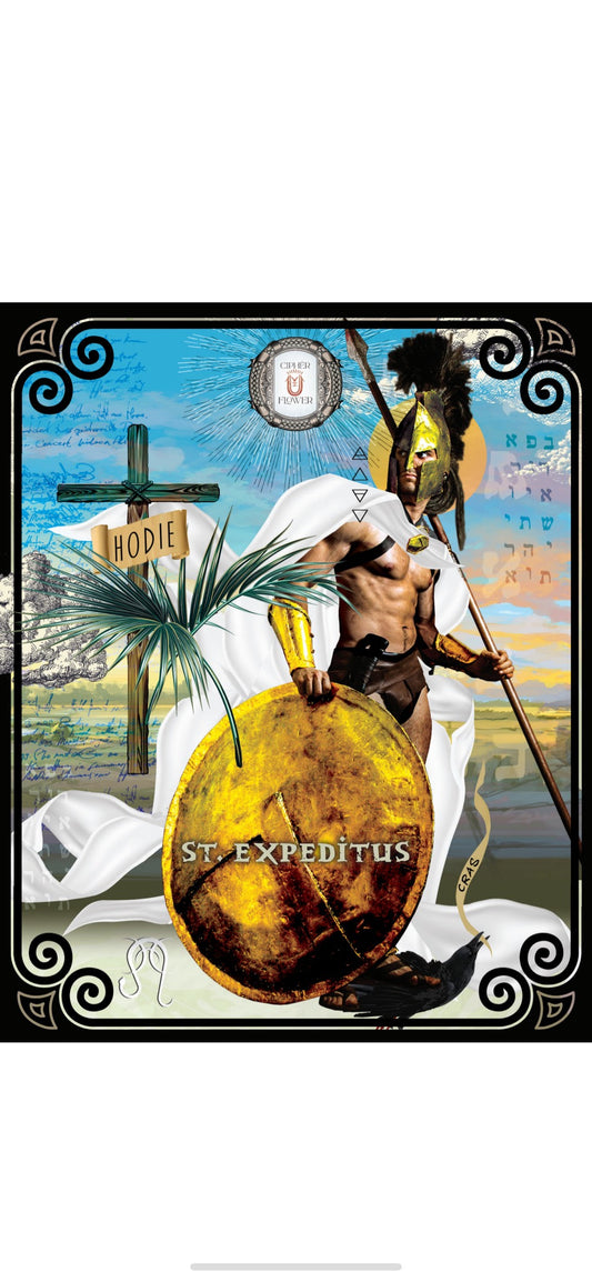 St. Expedite Seven Day Vigil Candle