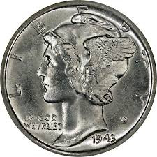 Mercury Dimes- Cleaned and Blessed for Protection Carry in left pocket or purse
