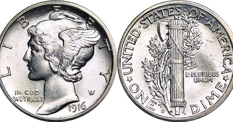 Mercury Dimes- Cleaned and Blessed for Protection Carry in left pocket or purse