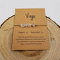 Natural Stone Handwoven Constellation Bracelet with Card