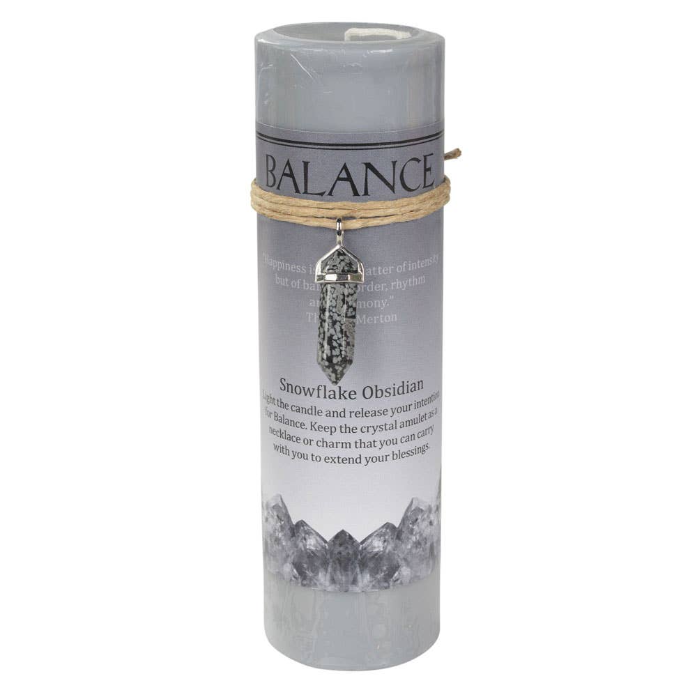 Crystal Energy Pendant Candle