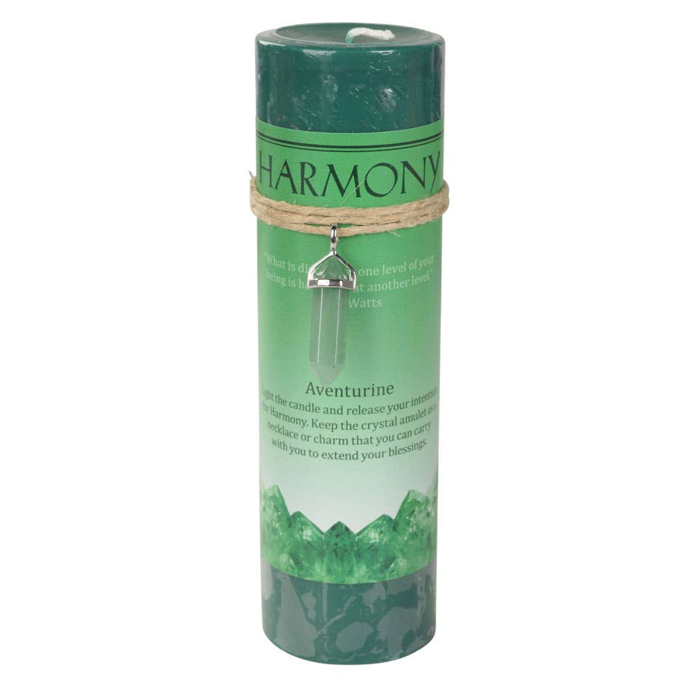 Crystal Energy Pendant Candle