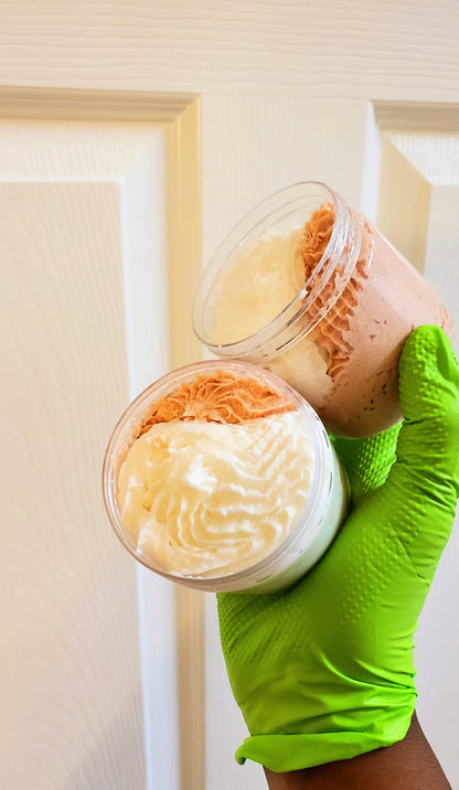 (10) 8oz Shea Butter Whipped Sugar Scrubs