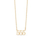 18K Gold PVD Stainless Steel Angel Number Necklace