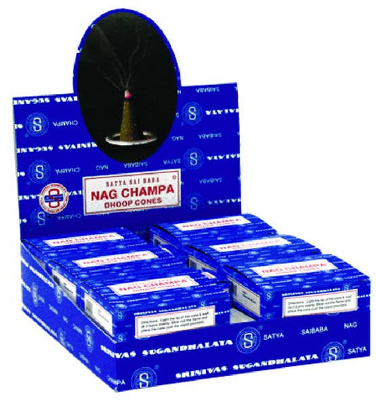 Nag Champa Dhoop Cones (Per Box)