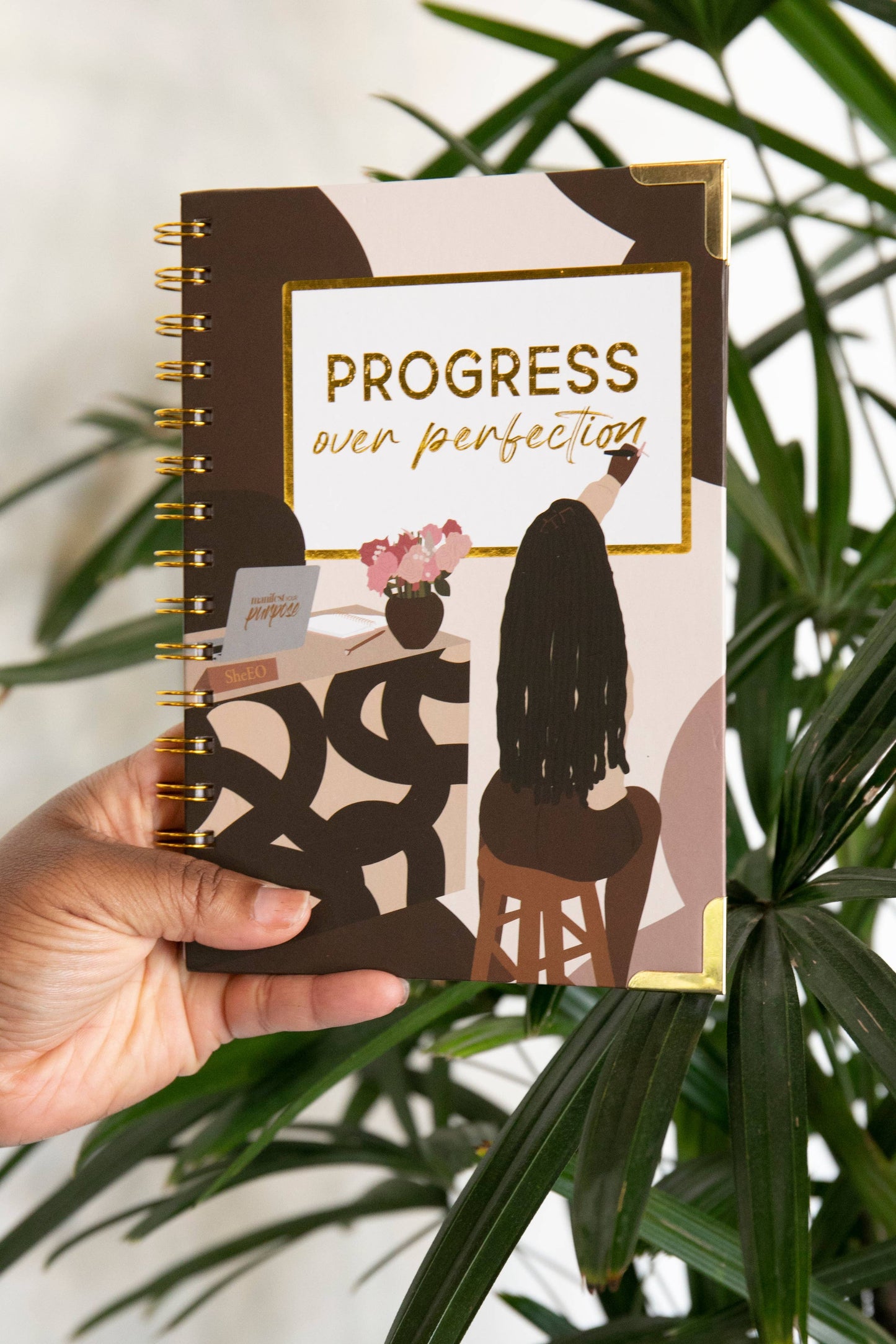 Progress Over Perfection Journal - Journal for Black Women