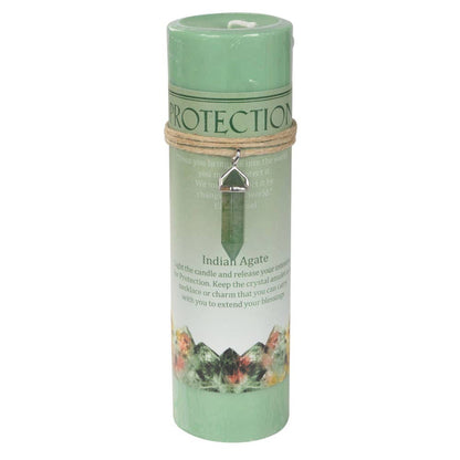 Crystal Energy Pendant Candle