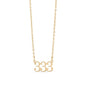 18K Gold PVD Stainless Steel Angel Number Necklace