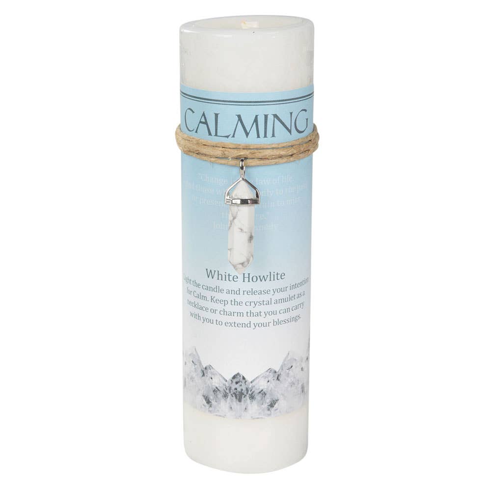 Crystal Energy Pendant Candle