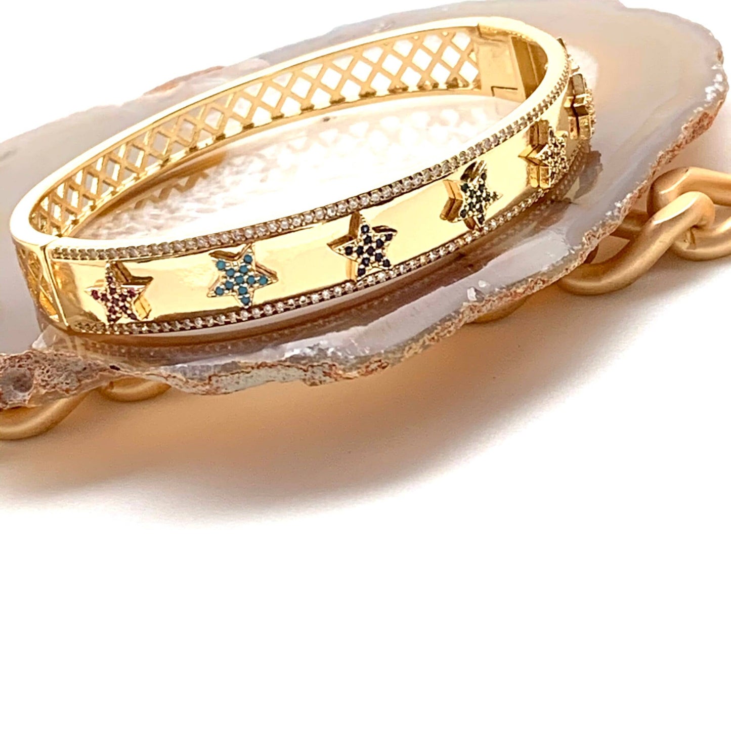 Star Bangle Bracelet