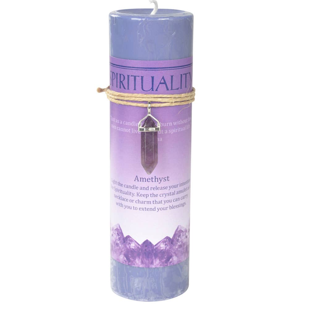 Crystal Energy Pendant Candle