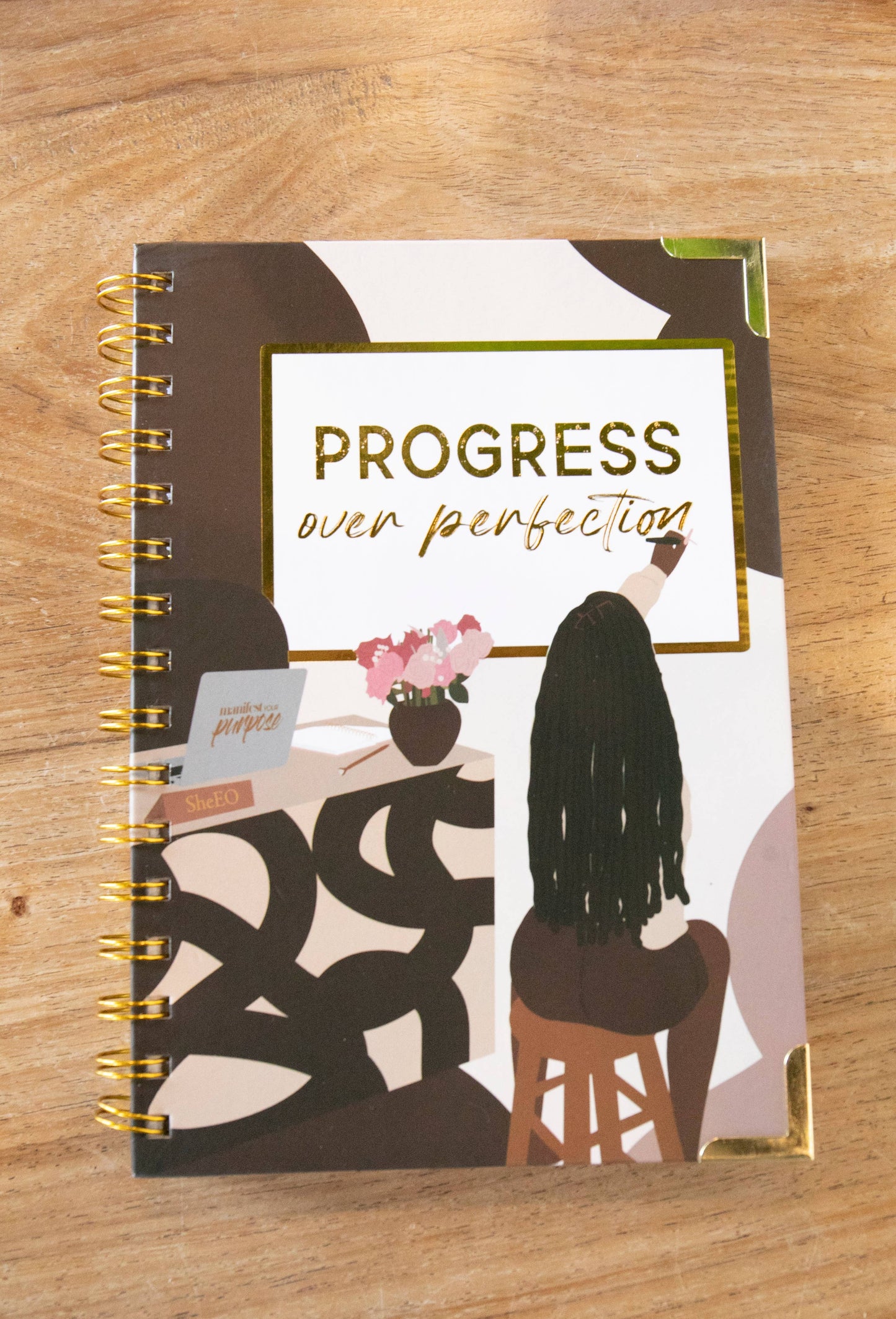 Progress Over Perfection Journal - Journal for Black Women