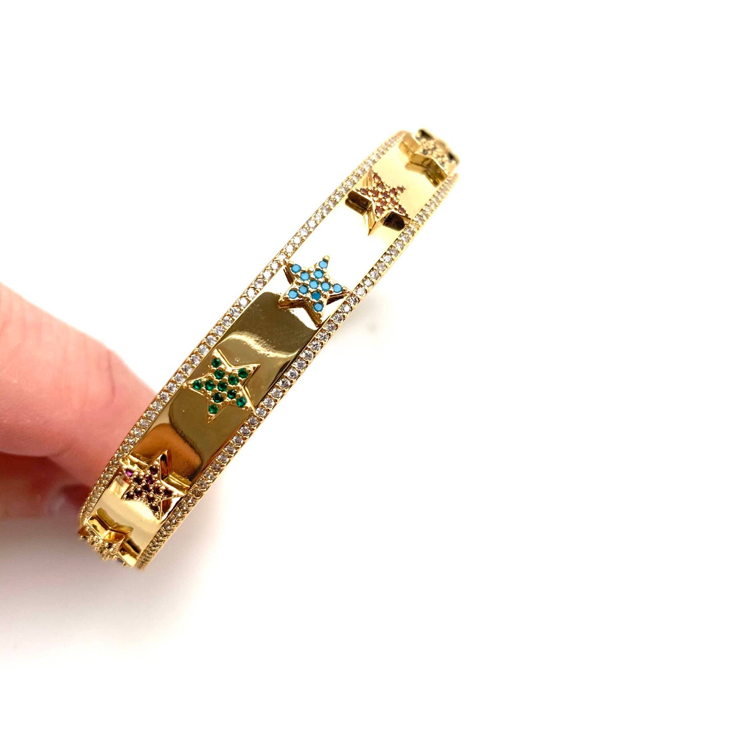 Star Bangle Bracelet