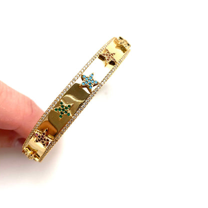 Star Bangle Bracelet
