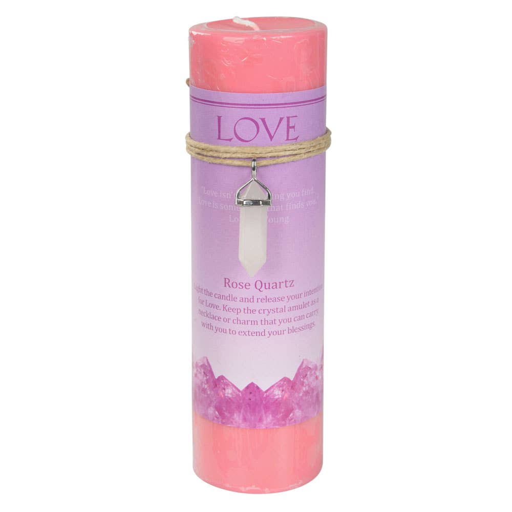 Crystal Energy Pendant Candle