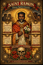 Saint Ramon Candle