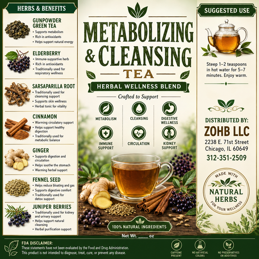 Metabolizing and Cleansing Tea