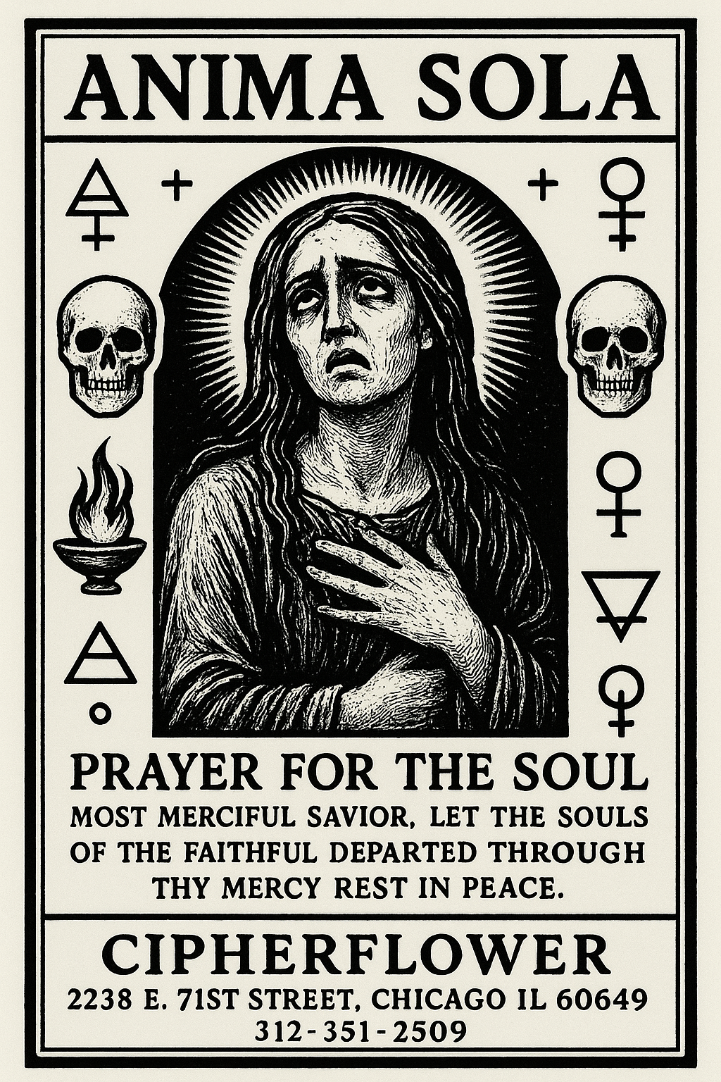Anima Sola Candle – Cipher Flower