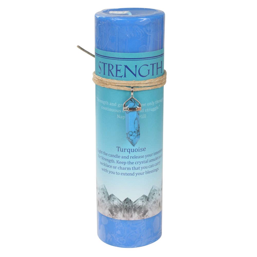 Crystal Energy Pendant Candle