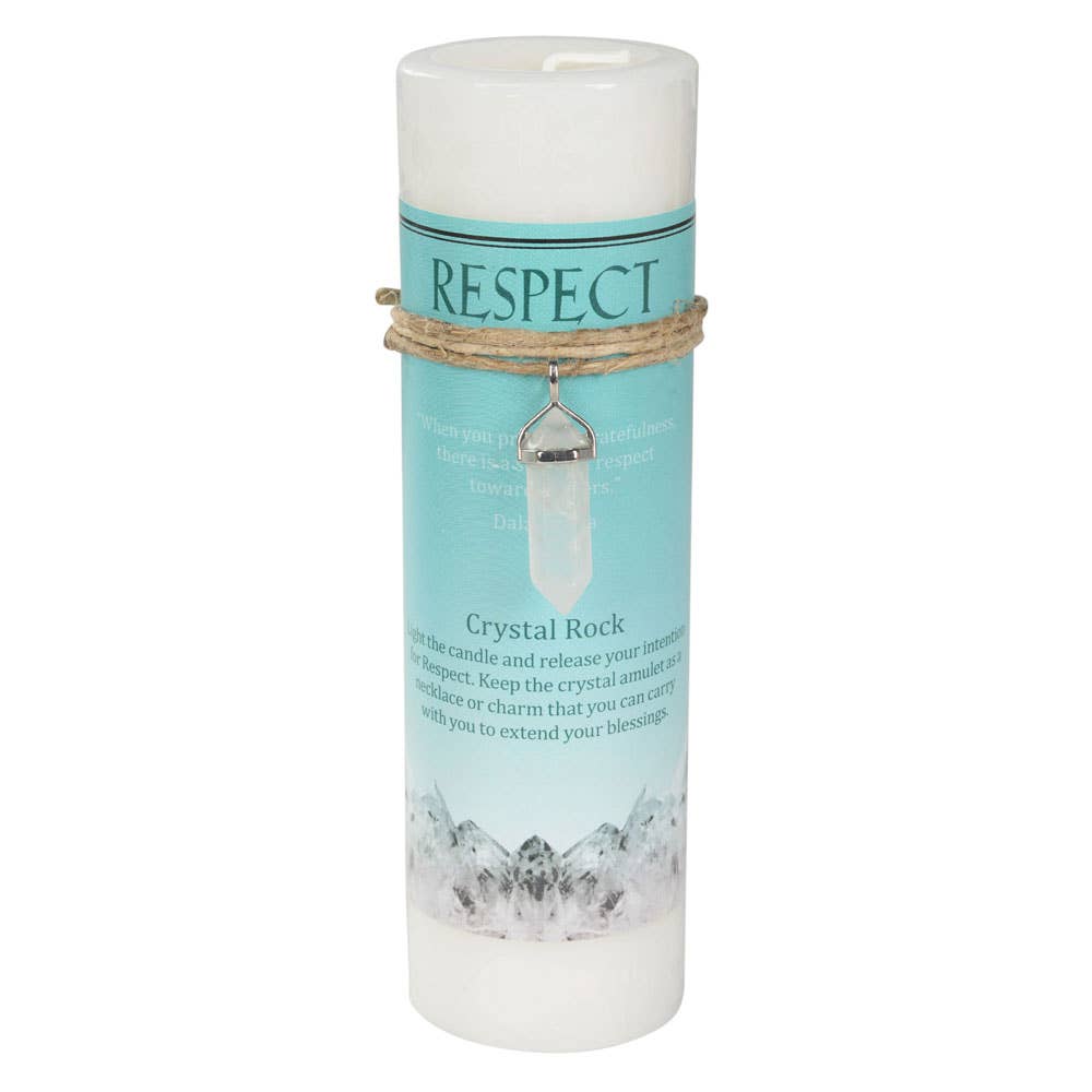 Crystal Energy Pendant Candle