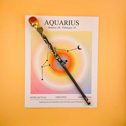 Zodiac Crystal Magic Wand