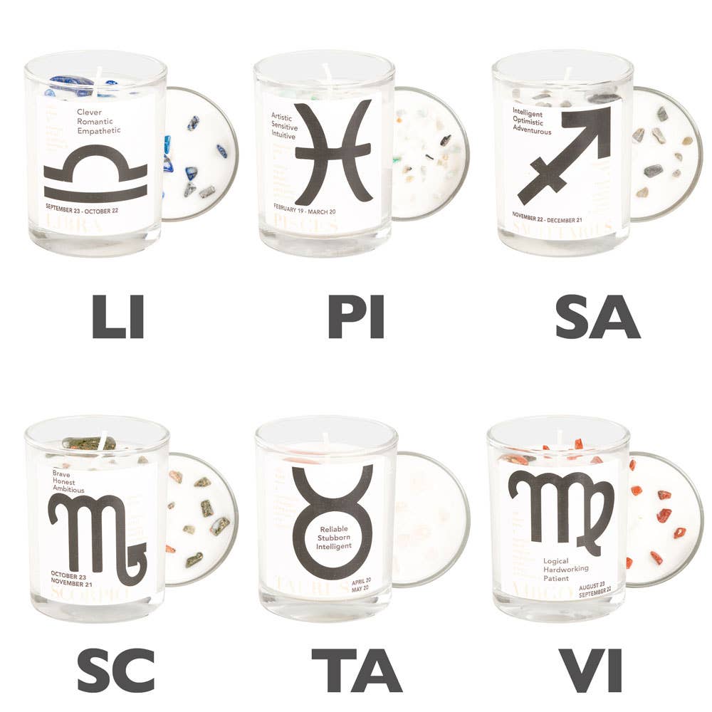 ZODIAC 10 OZ CANDLES