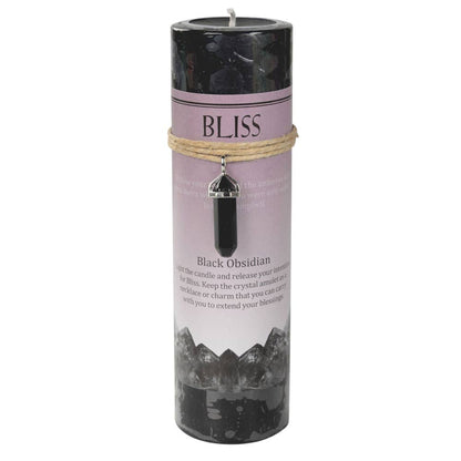 Crystal Energy Pendant Candle