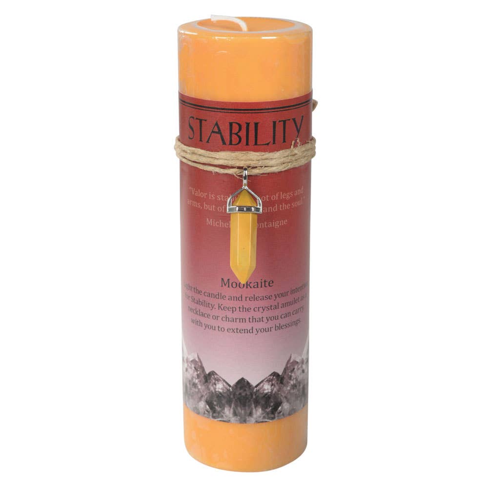 Crystal Energy Pendant Candle