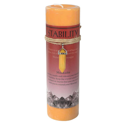 Crystal Energy Pendant Candle