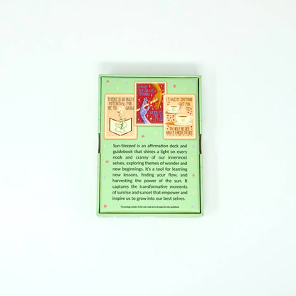 Sun-Steeped: Affirmation Deck: 54 Cards & Guidebook