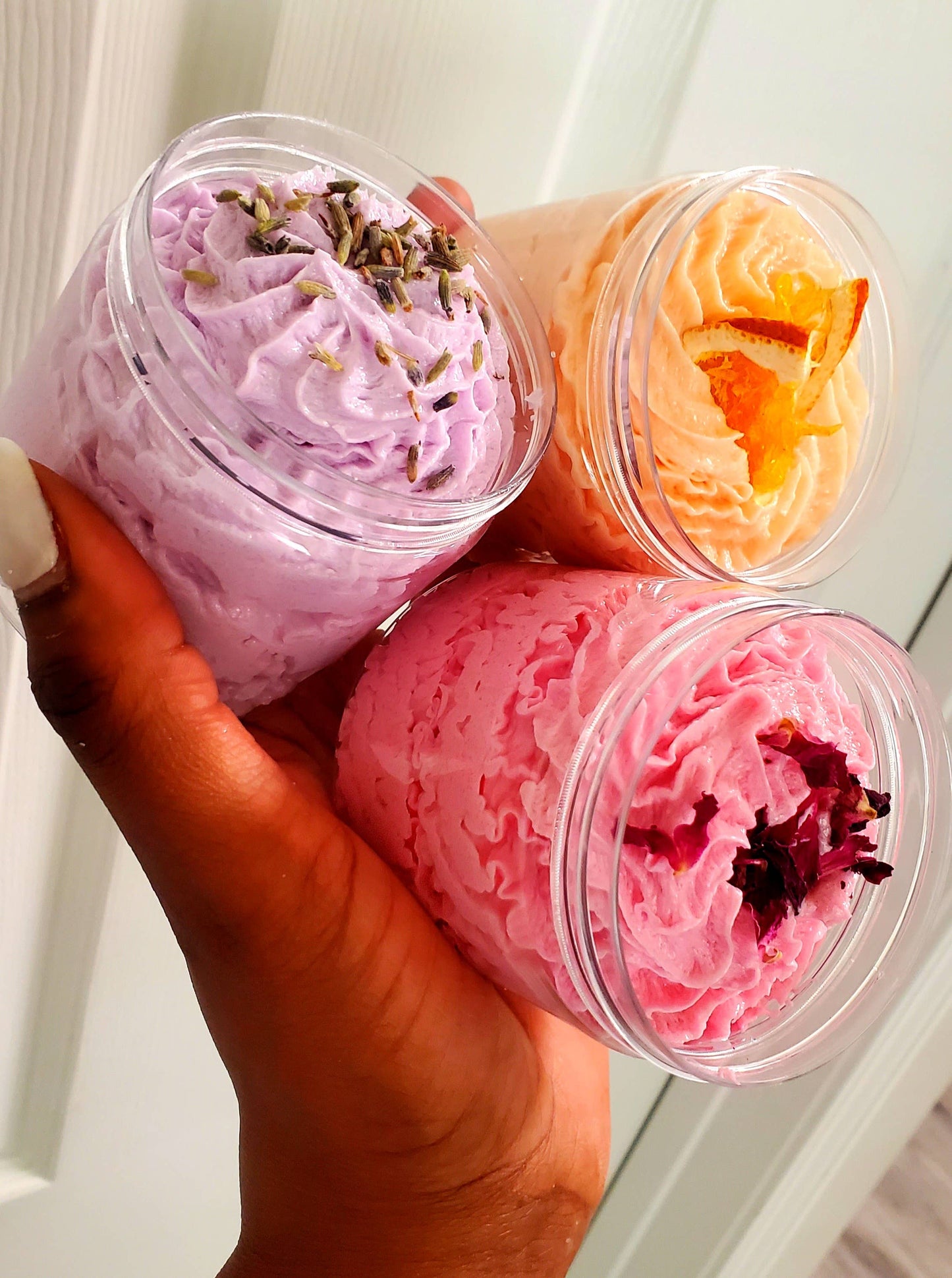 (10) 8oz Shea Butter Whipped Sugar Scrubs