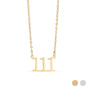 18K Gold PVD Stainless Steel Angel Number Necklace