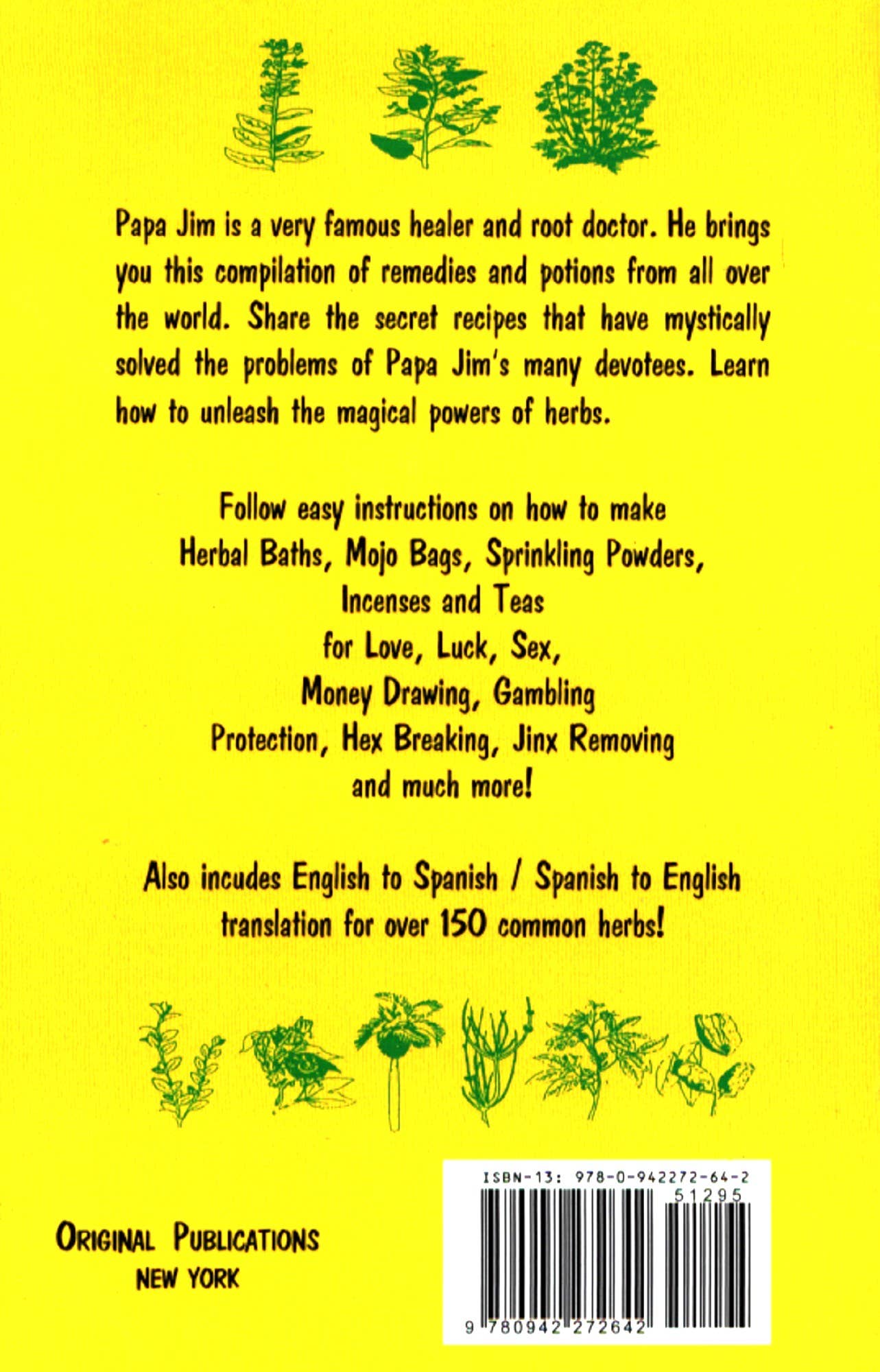 Papa Jim's Herbal Magic Workbook