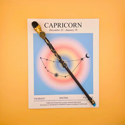 Zodiac Crystal Magic Wand