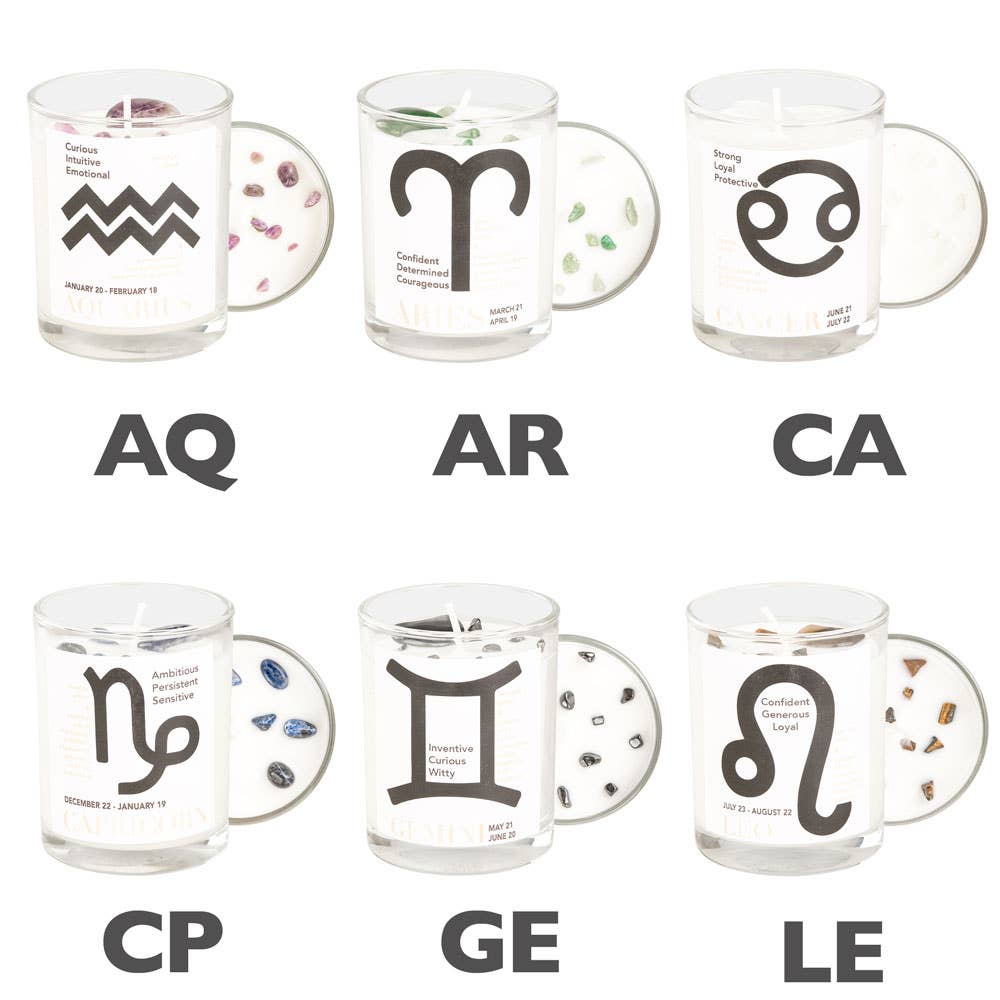 ZODIAC 10 OZ CANDLES