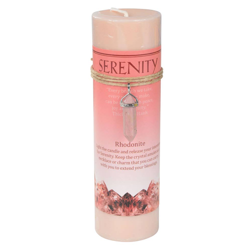 Crystal Energy Pendant Candle
