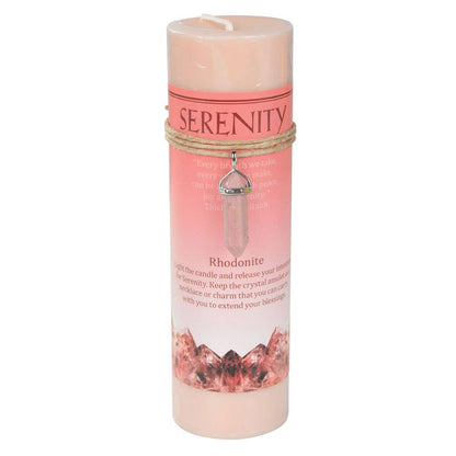 Crystal Energy Pendant Candle