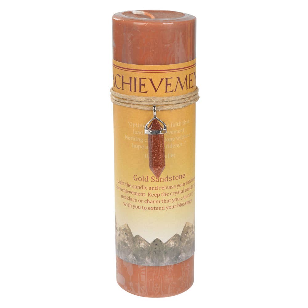 Crystal Energy Pendant Candle