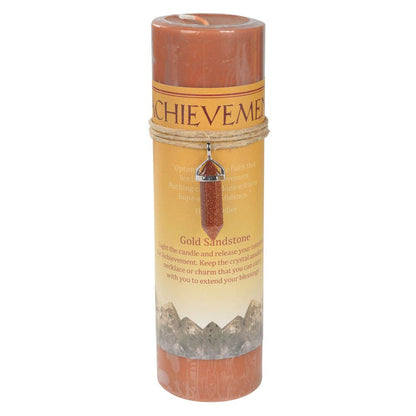 Crystal Energy Pendant Candle