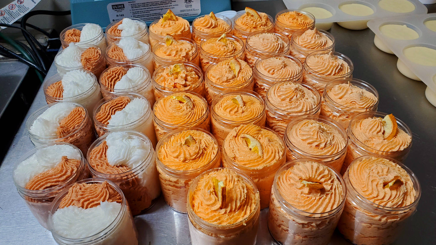 (10) 8oz Shea Butter Whipped Sugar Scrubs
