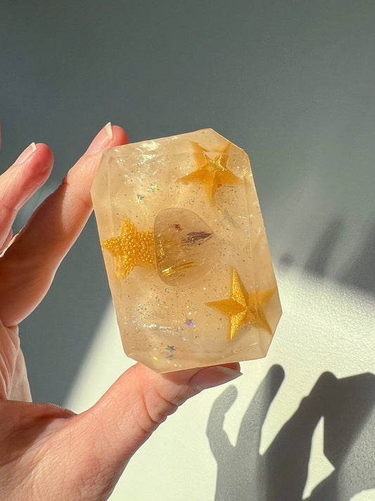 Star Child  - 3 oz Crystal Infused Bar Soap