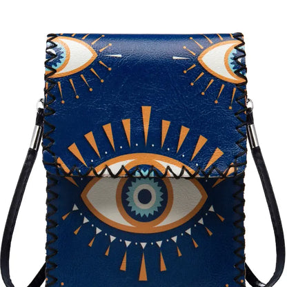 Evil Eye Printed Crossbody