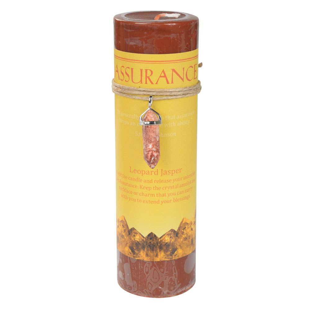 Crystal Energy Pendant Candle