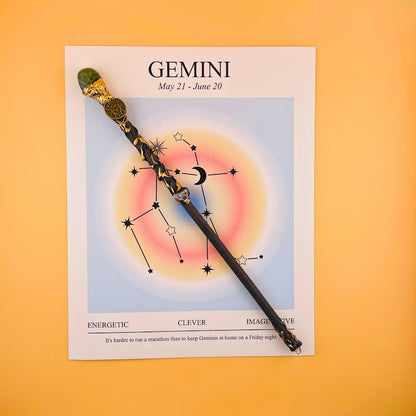 Zodiac Crystal Magic Wand