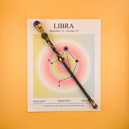 Zodiac Crystal Magic Wand